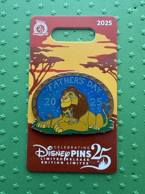 2025 Disney The Lion King Simba Mufasa Father's Day Pin