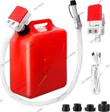 51'' Auto-Stop Fuel Transfer Pump - USB Type-C or Battery Power Portable 3.2 GPM