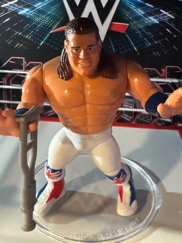ACTION FIGURE British Bulldog Davey Boy Smith (1991) Hasbro 5" Inch WWF WWE