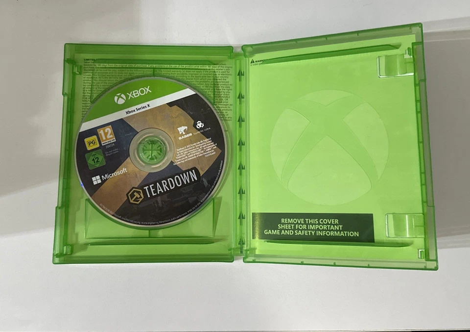 TEARDOWN DELUXE EDITION XBOX SERIES X Video Game Genuine UK Release Mint Conditi, photo 3 of 3