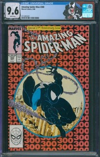 Amazing Spider Man #300 CGC 9.6 Incredible Looking Book! 1st App of Venom 1988
