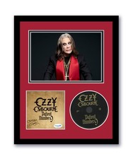 Ozzy Osbourne Autographed Signed 11x14 Framed CD Photo Patient Number 9 ACOA
