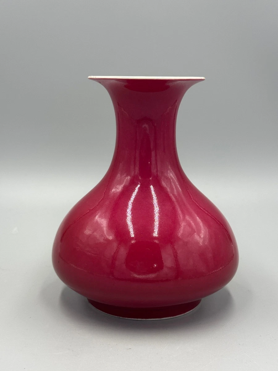 中国美術 紅釉花瓶 賞瓶 DT618 中国美術 紅釉花瓶 賞瓶 DT618 中国美術 紅釉花瓶 賞瓶 DT618