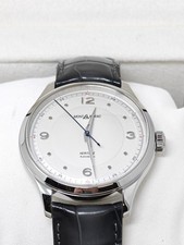 Montblanc Heritage Automatic Watch 40mm Alligator Grey Leather 119943 White Dial