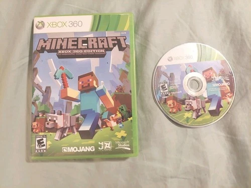 XBOX 360 MINECRAFT: XBOX 360 EDITION VIDEO GAME NO MANUAL TESTED