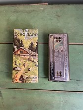 M. Hohner THE ECHO HARP C/G 54/64 M 2 HARMONICA w/ Original Box Made in Germany