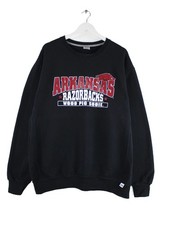 Russell Athletic Arkansas Razorbacks Print Sweater Schwarz XL Herren