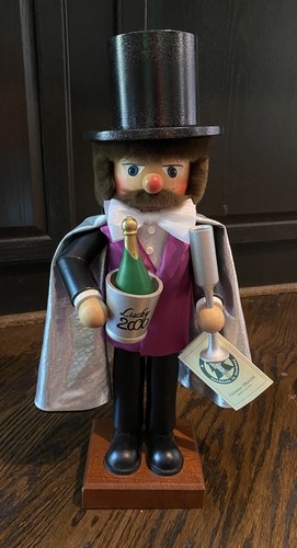 Vintage Christian Ulbricht "Lucky 2000" nutcracker, made in Germany, 17.5 in