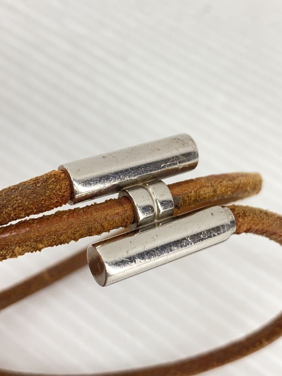Hermes bracelet Double Wrap Leather Bracelet Brow… - image 4