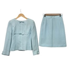 M'S GRACY Light Blue Women's Skirt Suit