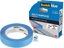 ScotchBlue Multi-Surface Premium Masking Tape, 24mm x 41m, 1 Roll/Pack - Scotch