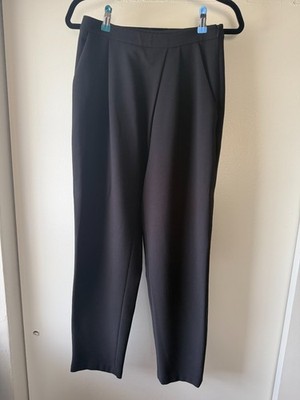 Nordstrom Open Edit Black Pants Trousers Size Small with Pockets and Side Zipper