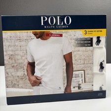 Polo Ralph Lauren Classic Fit Cotton Crew Neck T-Shirts 3-Pack Men's