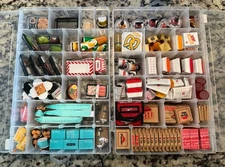 Mini Brands Zuru Foodie Series 2 Lot With Storage Case. 100+ Pieces