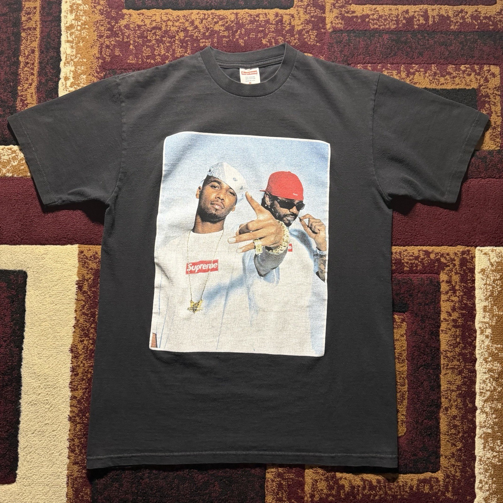 Vintage RARE 2006 Supreme Dipset Photo T Shirt Size Medium