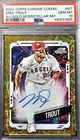 2024 Topps Chrome  COSMIC Mike Trout Gold Auto /50 🔥PSA 10