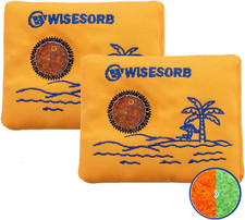 100Gx2Pcs Rechargeable Desiccant Packs for Storage, Color Indicating Silica Gel