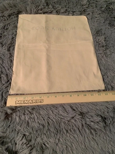 Louis Vuitton Bolsa Antipolvo Tostada Grande Franela Suave Bolsa de Almacenamiento Logo Estuche Protector Foto 4 de 4
