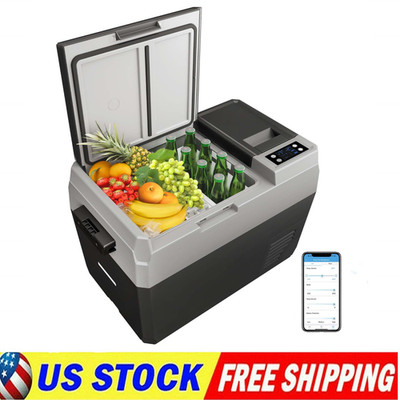  31QT Portable Car Electric Cooler 12V Refrigerator Fridge Freezer -4~68  w/Whee