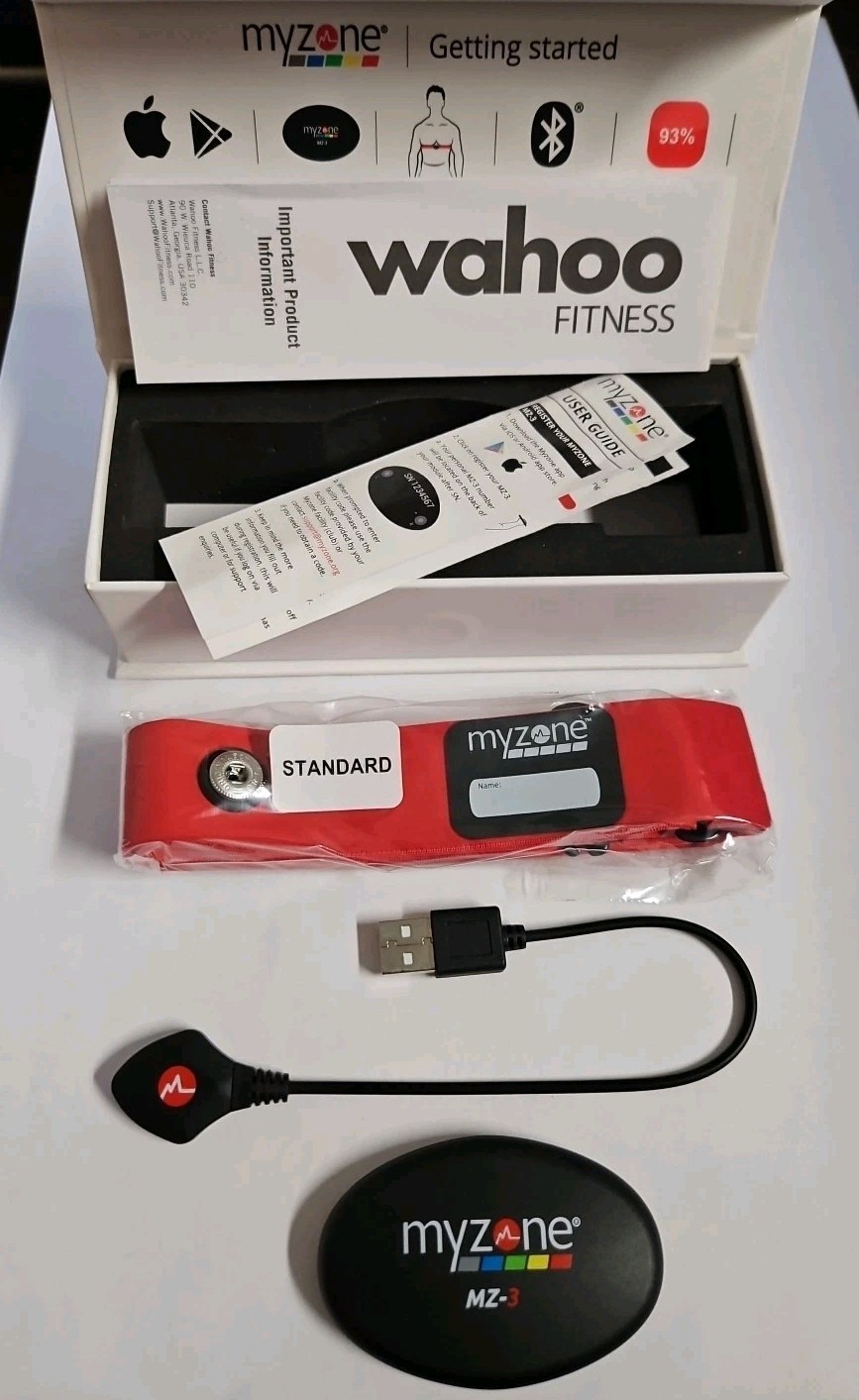 MyZone MZ-3 Heart Rate Exercise Monitor CrossFit training, Fitness Chest Strap