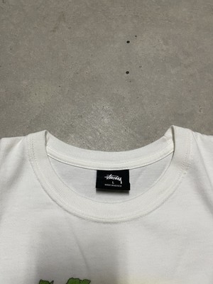 Stussy X Bob Marley Kaya T-shirt vintage Off White Mens Size Large