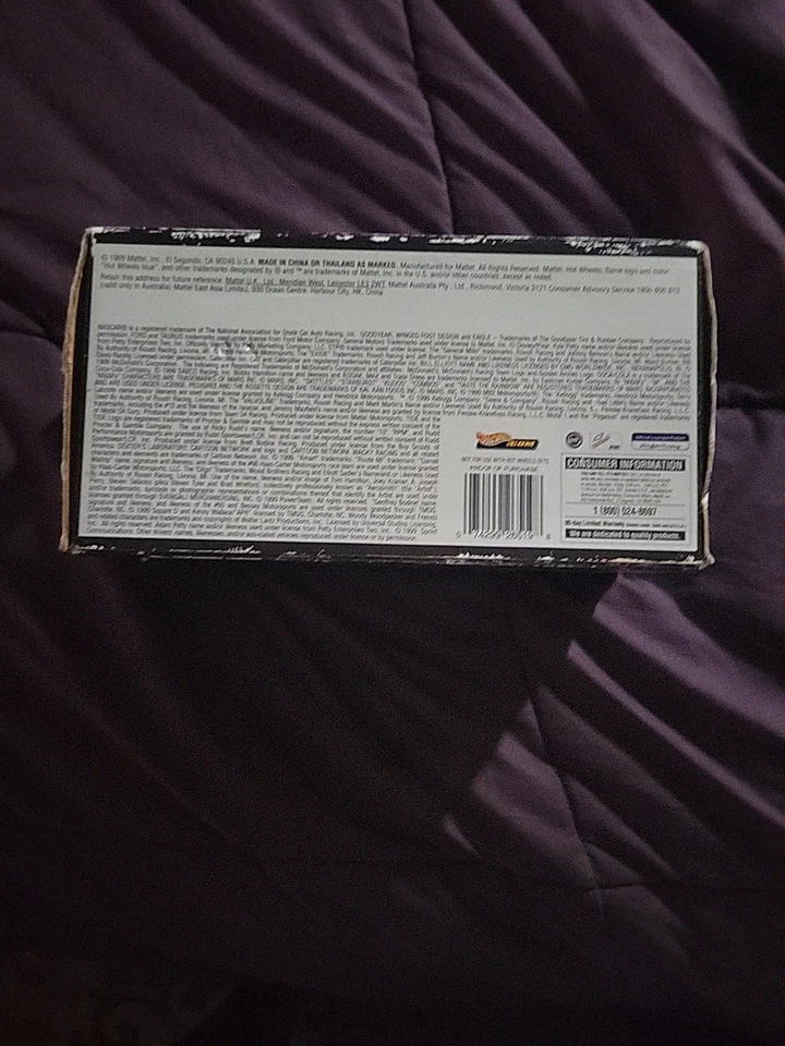 1999 Hot Wheels Select 透明 Jeff Burton #99 Exide 1/24 比例 Nascar 压铸 — 第 4/4 张图片