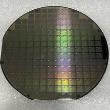 6 Inch Patterned Silicon Wafer - Moderate Scratches, See Images