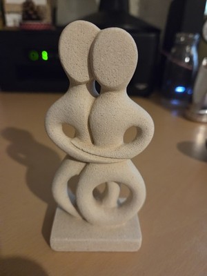 Kykladenpaar Kunst Statue. Made In Greece. Handgefertigt.