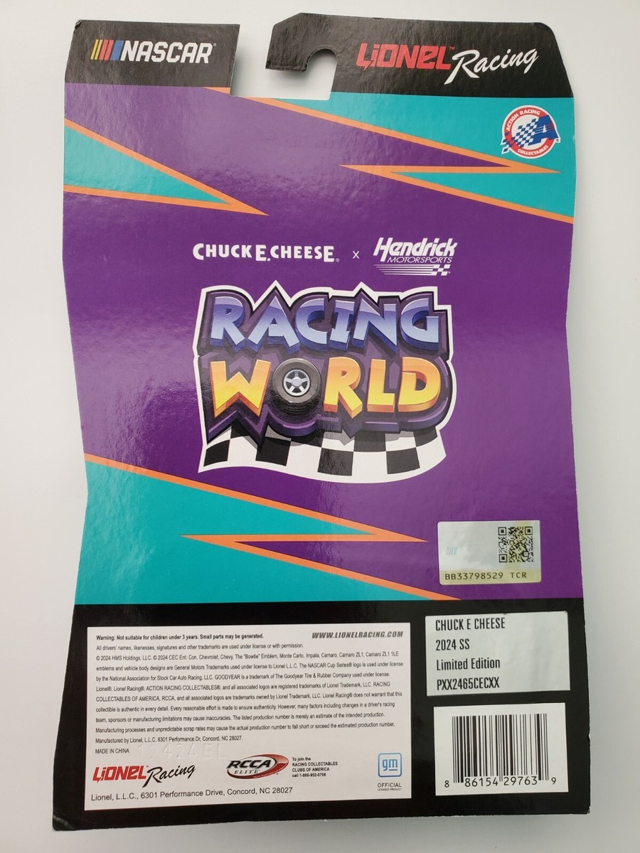 Chuck-E-Cheese Hendrick Motorsports Racing World 1:64
