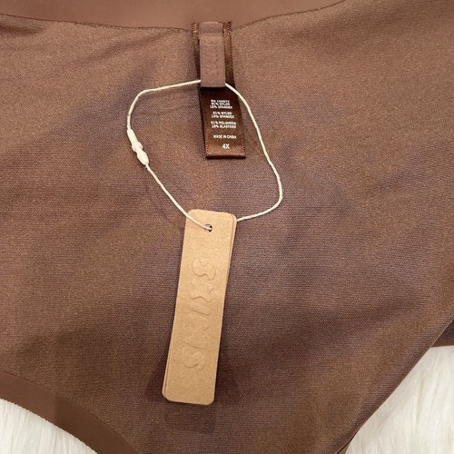 NWT Skims Womens Power Mesh High Waist Thong Jasper SH-HWT-0251 Size 4X - Afbeelding 4 van 6