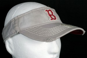 distressed red sox hat