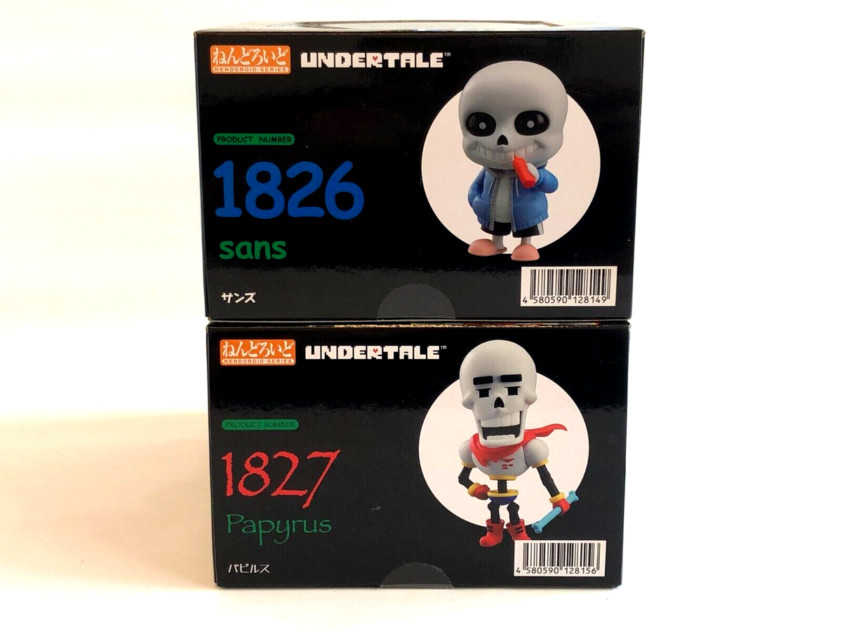 Nendoroid UNDERTALE 1827 Papyrus 1826 Sans Set of 2 New With box