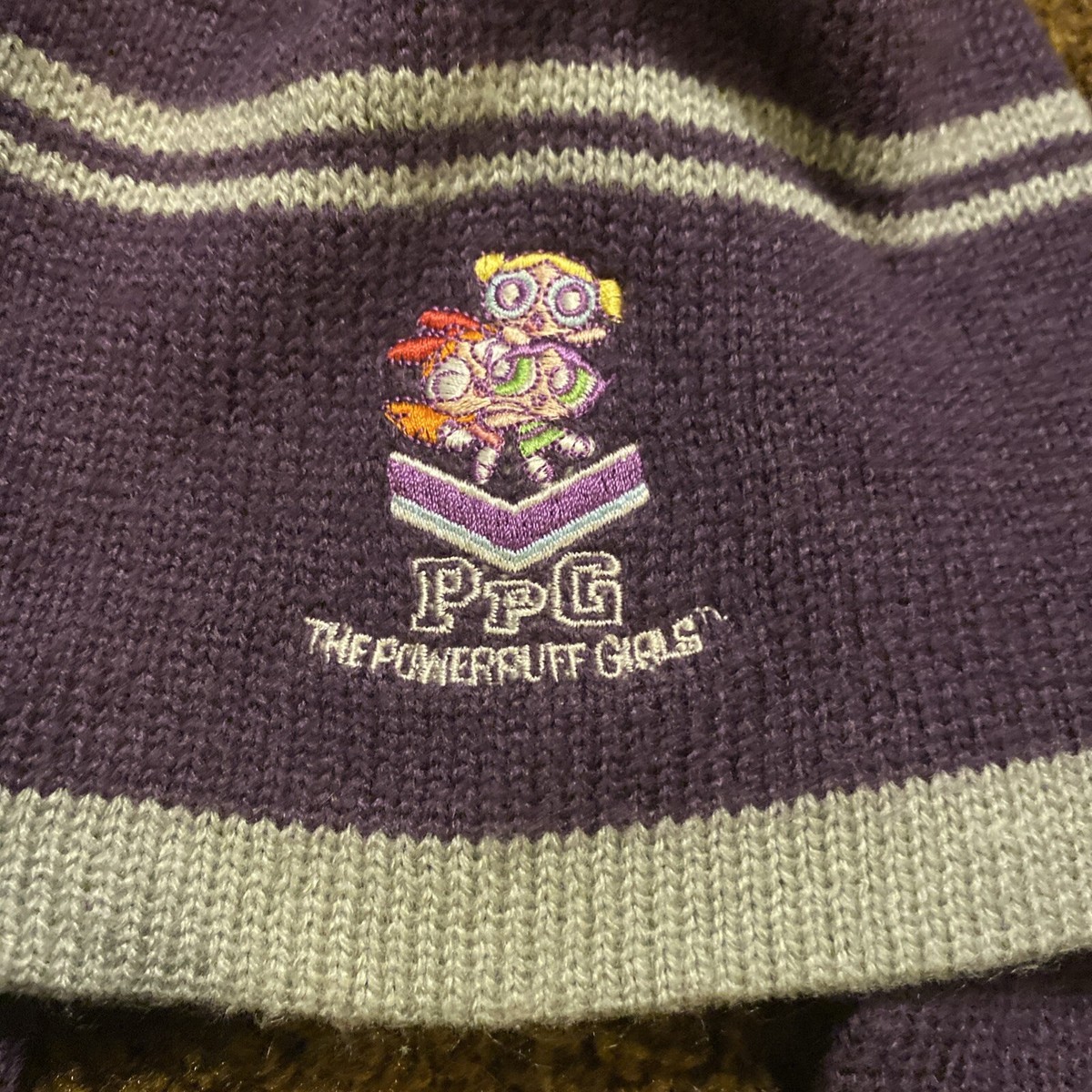 Vintage Powerpuff Girls ADULT Beanie Ear Flaps PPG Winter  display picture 2