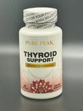 Pure Peak Advanced Thyroid Support Supplement 60 Capsules