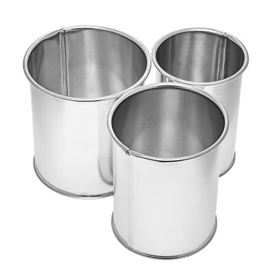 Set Of 3 Molds For Baking Easter Cakes (Kulich), Made Of Food-Grade Steel