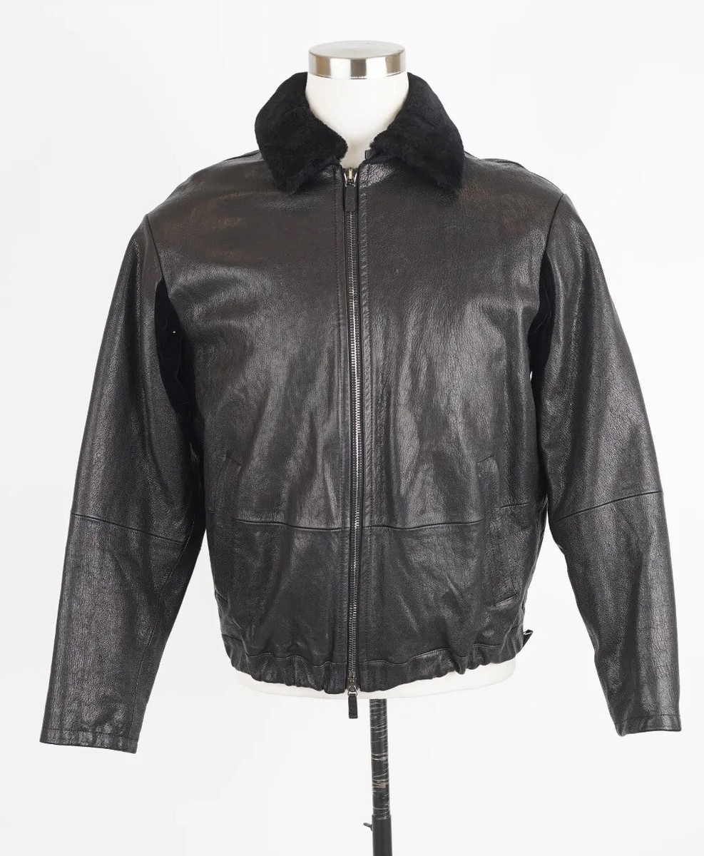 Special!!!Giorgio Armani Leather Jacket 【公式通販】