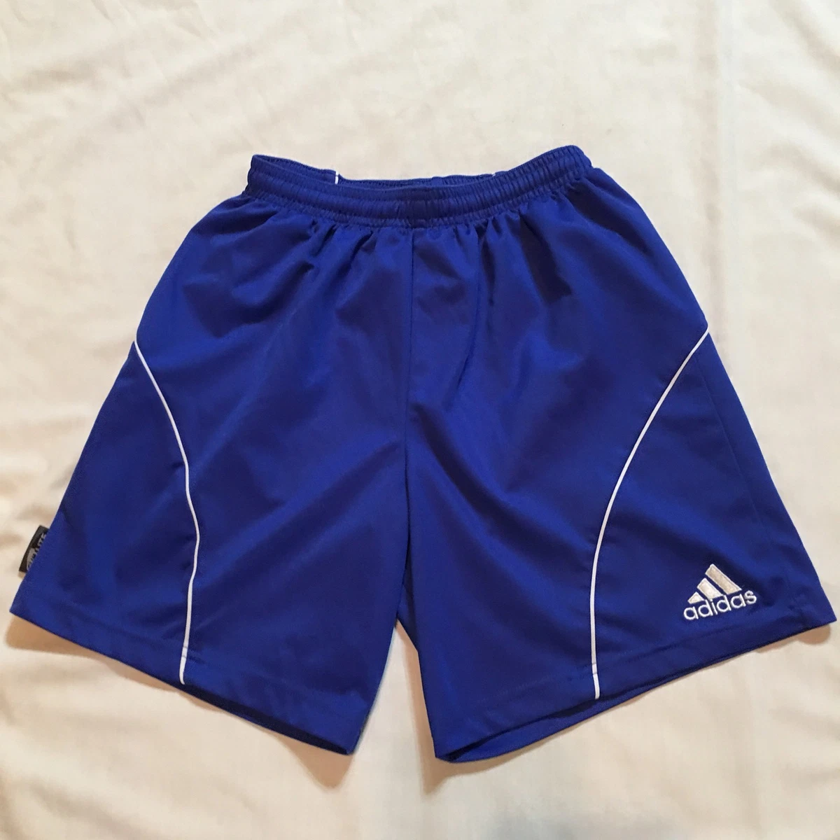 Adidas Climalite 365 Shorts Child s Medium Blue White Unisex