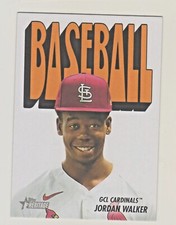 2021 Topps Heritage Minors 1972 PACK COVER CARD 72TPCC-7 JORDAN WALKER RC Rookie
