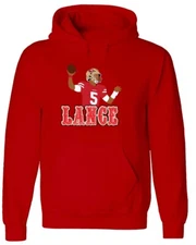 Trey Lance San Francisco 49ers Pic CREW HOODED SWEATSHIRT