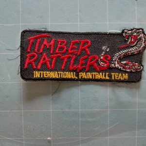 Timber Rattlers International Paintball Team Patch size 4z2