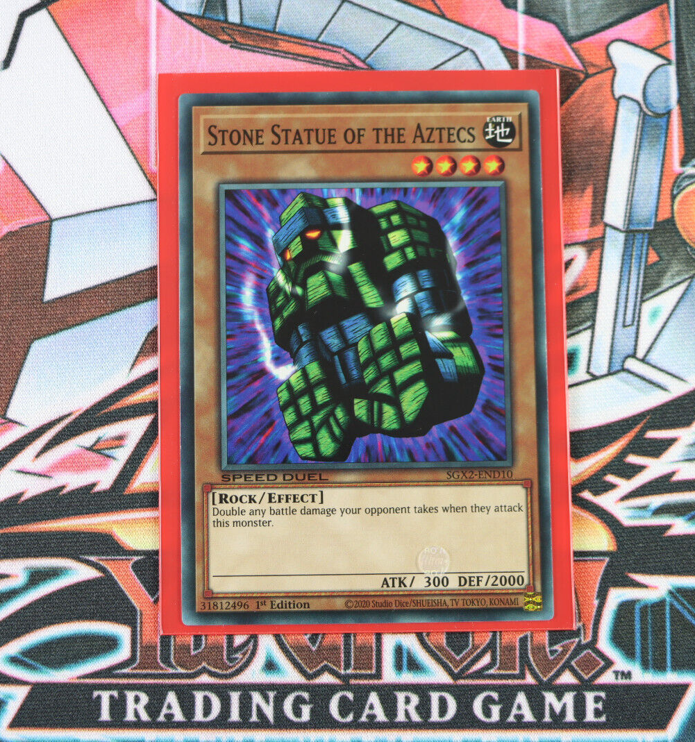YuGiOh Stone Statue of the Aztecs SGX2-END10 1st Edition Common