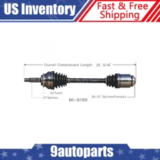 Fits 2004 2005 2006 2007 2008 Mitsubishi Endeavor 2WD Front Right CV Axle Joint