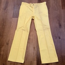 Vintage 60s 70s Pants Mens 38 31 Disco Hippie Wide Leg Robert Bruce Mod NOS NEW