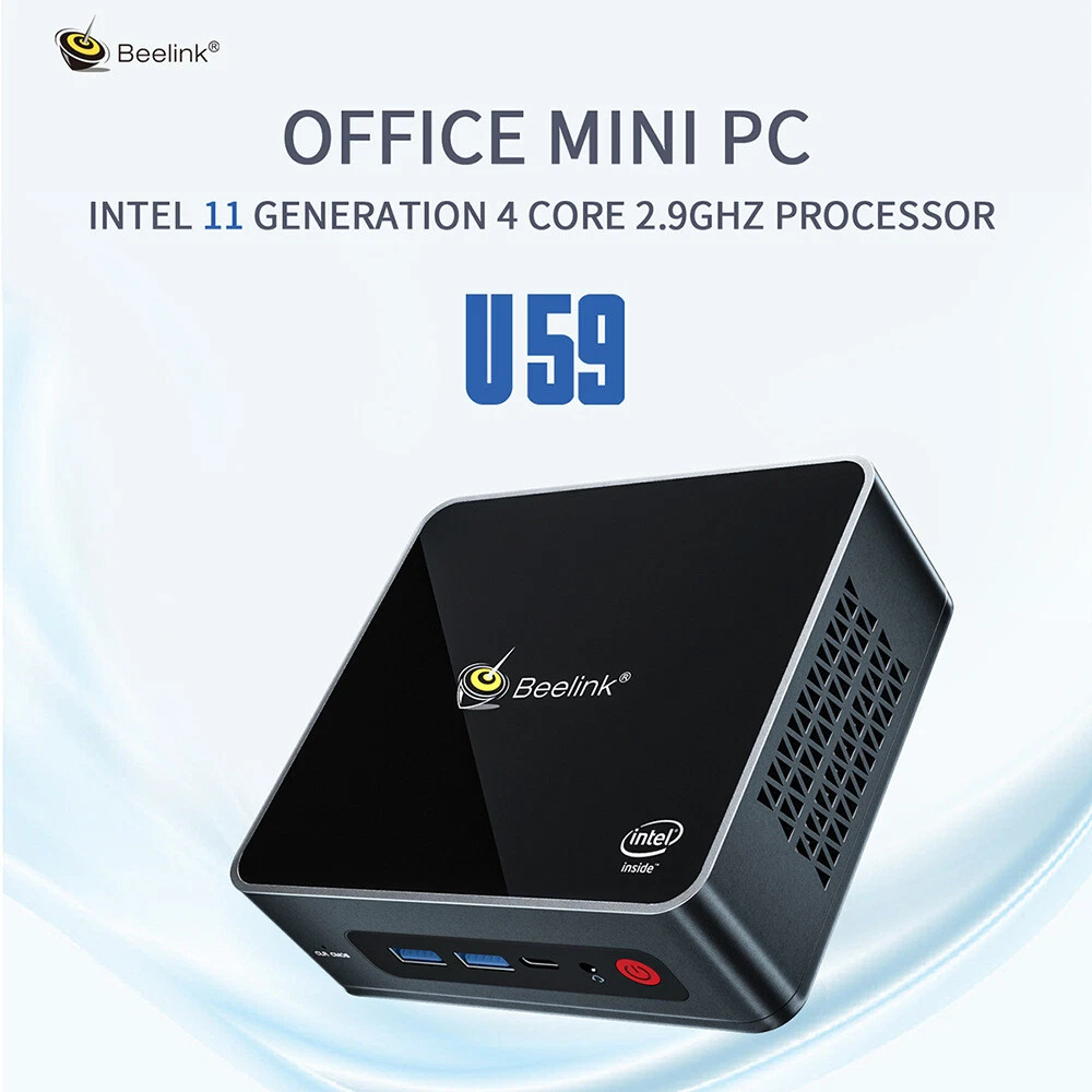 Beelink U59 Pro Windows 11 Mini PC N5105 DDR4 8GB 256GB 1000M