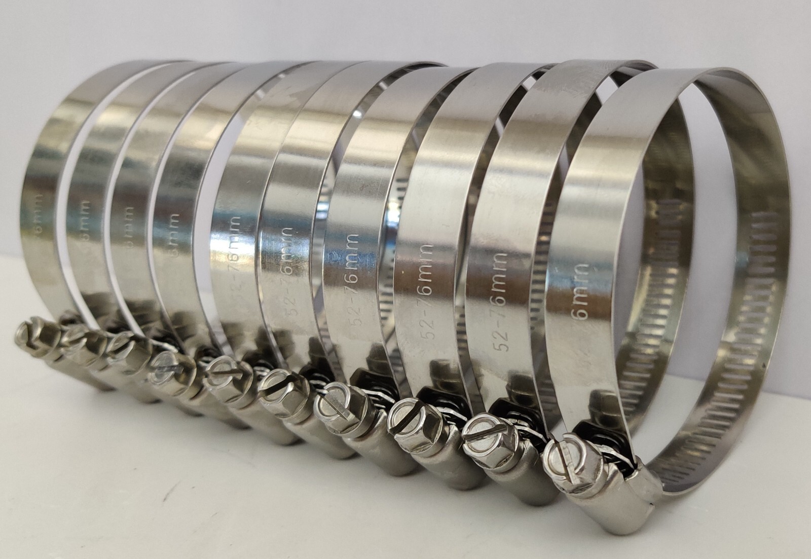 Heavy Duty Jubilee Clips Stainless Steel Hose Clips Clamp Fuel Pipe 8