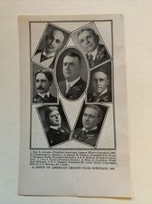 American League Officials Ban Johnson Charles Comiskey 1906 Baseball 4X6 Picture