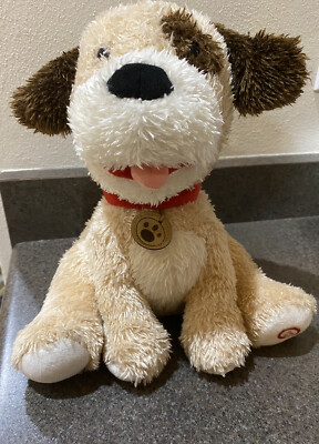 Hallmark Ears Wiggle Puppy Dog Plush Doll In Nice Preowned Condition