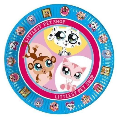 Littlest Pet Shop - Figurka z kreskówek - Talerz imprezowy 8-pak - Papier (SG30597) - Zdjęcie 1 z 1