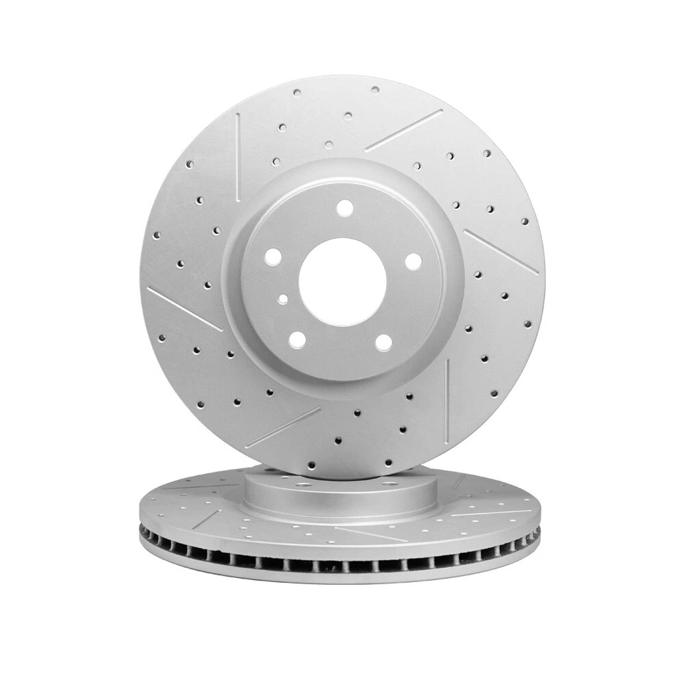 Front Rear Disc Rotors Ceramic Brake Pads for Nissan Murano INFINITI M37 Q70 - Image 2 of 4