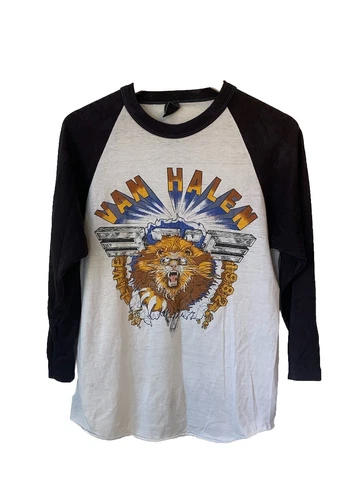 Van Halen Diver Down Concert T-shirt Men’s 1980s vintage concert t-shirt, vintage, single stitch, B+ condition